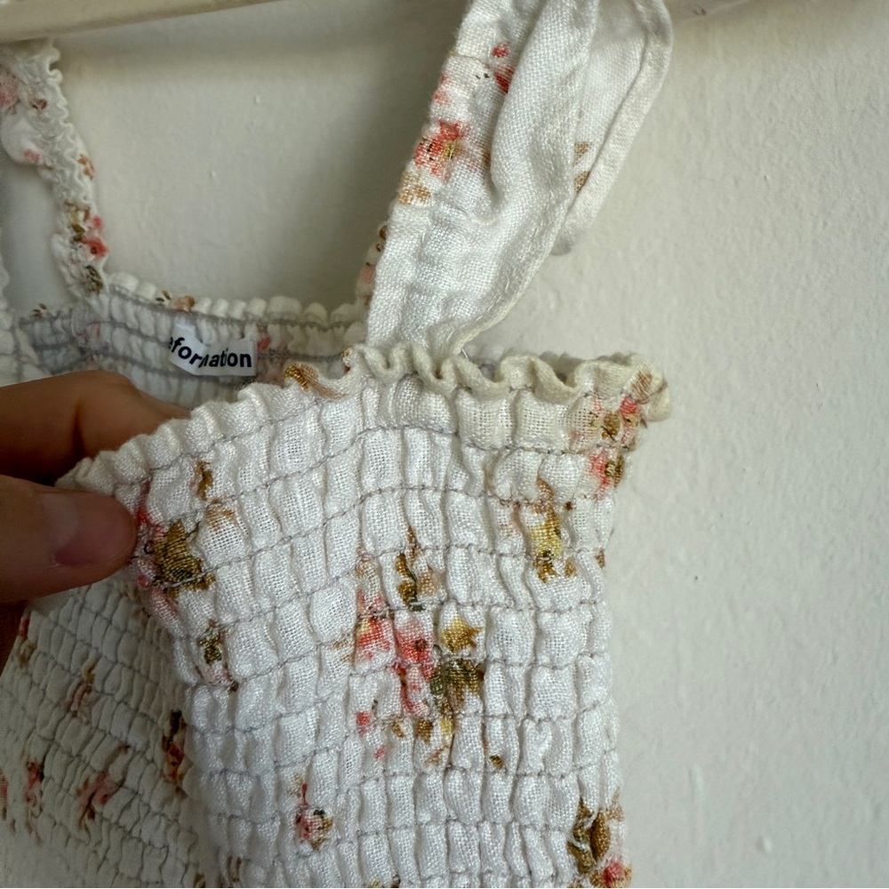 Reformation Floral Junebug Ruffle Tank - Picture 6 of 7